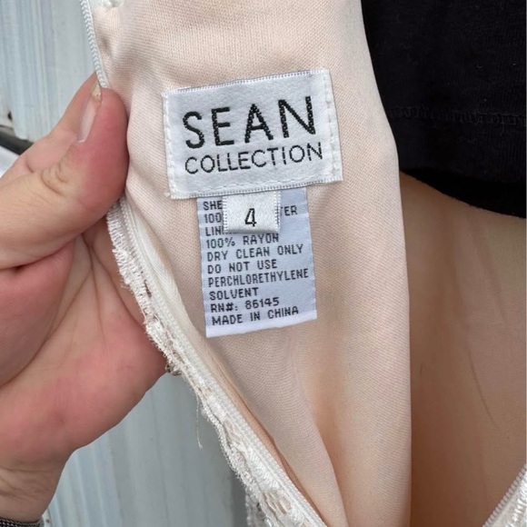 Sean Collection Cream Dress - Picture 2 of 5